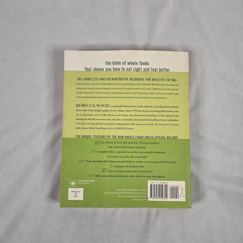 2 Cookbooks - 1- Food Facts and Chef's Secrets 2- New Whole Foods Encyclopedia